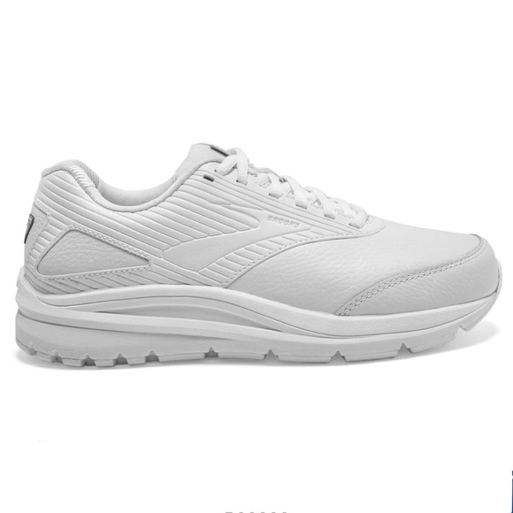 New Brooks Addiction Walker 2 Sneaker Shoes White WIDE - Picture 1 of 9